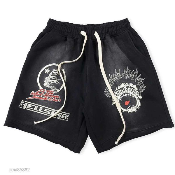 men's plus size shorts high street wash hellstar studios globe women distressed shorts fashion brand loose high street five-point cente, White;black
men's plus size shorts high street wash hellstar studios globe women distressed shorts fashion brand loose high street five-point cente, White;black