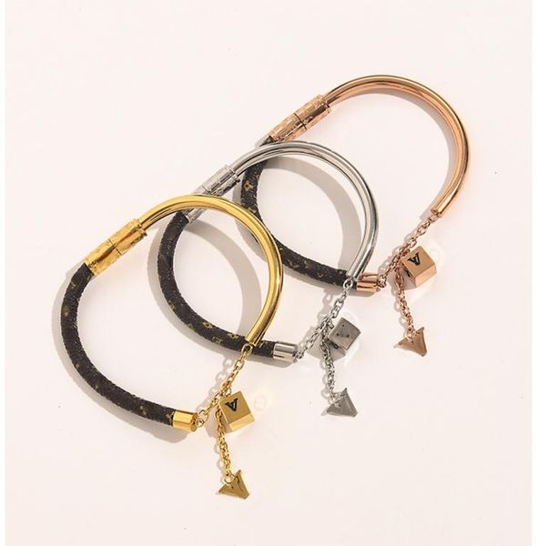 bracelets bangle leather bracelets adjustable women letter plated wristband cuff stainless steel lovers gift wedding jewelry chain9499031, Black
bracelets bangle leather bracelets adjustable women letter plated wristband cuff stainless steel lovers gift wedding jewelry chain9499031, Black