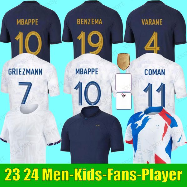 2023 2024 french club full sets mbappe benzema soccer jerseys giroud griezmann saliba pavard kante maillot de foot equipe maillots men women, Black;yellow
2023 2024 french club full sets mbappe benzema soccer jerseys giroud griezmann saliba pavard kante maillot de foot equipe maillots men women, Black;yellow