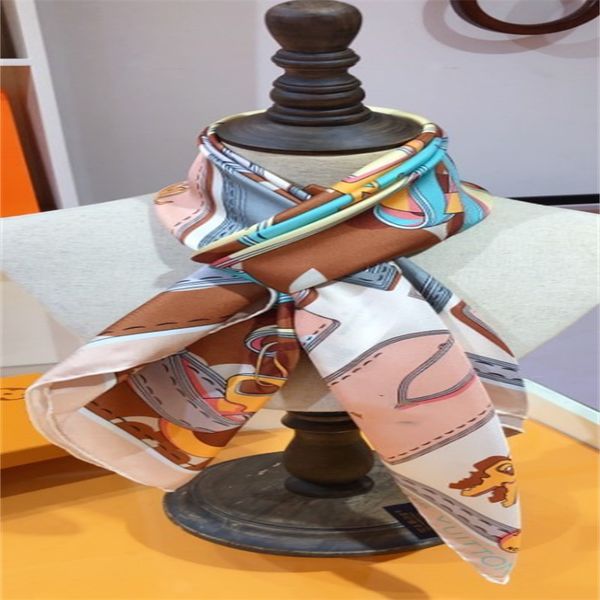 design 90cm square scarf with fresh and rich color pure hand rolled edges, Blue;gray
design 90cm square scarf with fresh and rich color pure hand rolled edges, Blue;gray