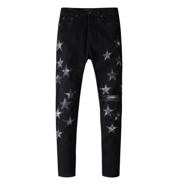 mens jeans in europe and america fashion washed hole star patch cashew flower printing trend casual slim cautious feet pants teena6608736, Blue
mens jeans in europe and america fashion washed hole star patch cashew flower printing trend casual slim cautious feet pants teena6608736, Blue