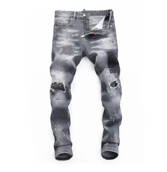 23ss mens designer jeans fashion distressed ripped biker slim fit motorcycle denim for men s fashion jean mans pants pour hommes 04, Blue
23ss mens designer jeans fashion distressed ripped biker slim fit motorcycle denim for men s fashion jean mans pants pour hommes 04, Blue