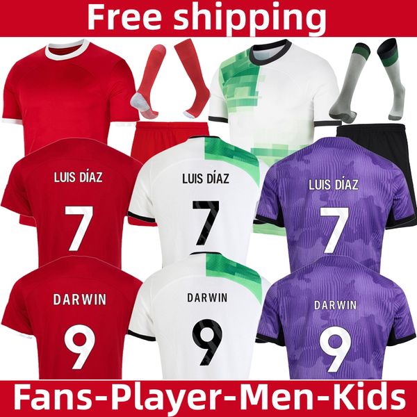 23/24 gakpo fans player version men kids football kits sets szoboszlai home away 3rd football shirt luis diaz alexander arnold darwin mac al, Black;yellow
23/24 gakpo fans player version men kids football kits sets szoboszlai home away 3rd football shirt luis diaz alexander arnold darwin mac al, Black;yellow