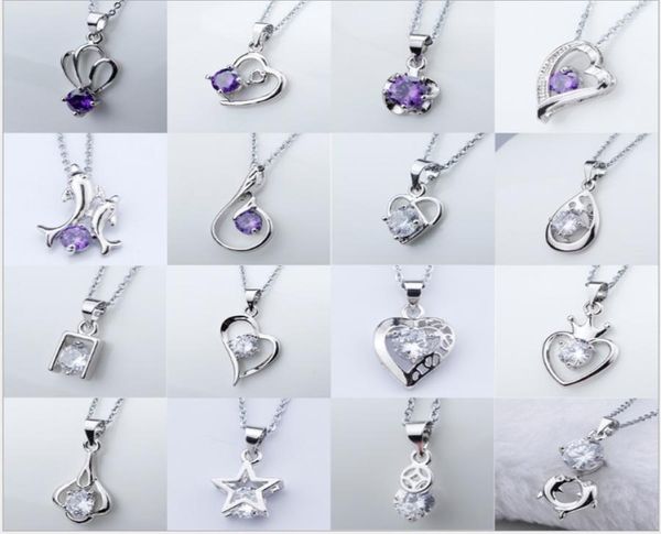 20pcslot simple silver heart love necklaces for women crystal zircon pendants fashion jewelry mix style length 45cm whole2943336
20pcslot simple silver heart love necklaces for women crystal zircon pendants fashion jewelry mix style length 45cm whole2943336