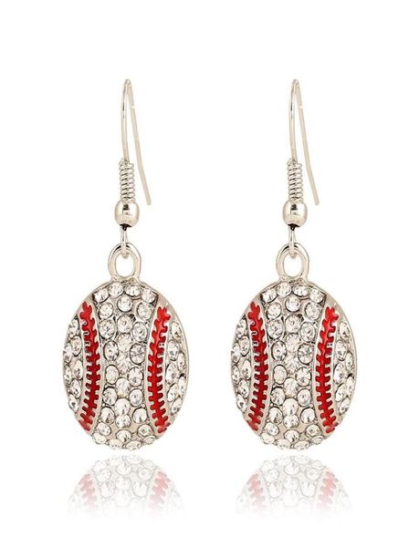 women dangle earrings sport softball basketball football softball volleyball crystal ear stud fashion6603879, Silver
women dangle earrings sport softball basketball football softball volleyball crystal ear stud fashion6603879, Silver