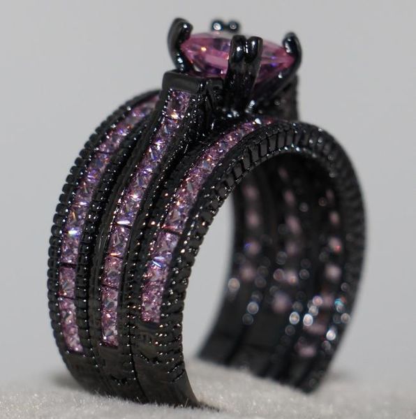 whole handmade vintage jewelry 14kt black gold filled princess cut pink sapphire prong gemstones cz 3 in 1 women wedding band 4920327, Slivery;golden
whole handmade vintage jewelry 14kt black gold filled princess cut pink sapphire prong gemstones cz 3 in 1 women wedding band 4920327, Slivery;golden