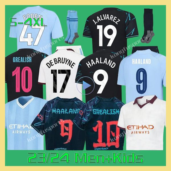 s xxxl 4xl 23 24 fans player version haaland soccer jerseys de bruyne mans cities grealish kovacic foden ferran 2023 2024 football shirt kit, Black;yellow
s xxxl 4xl 23 24 fans player version haaland soccer jerseys de bruyne mans cities grealish kovacic foden ferran 2023 2024 football shirt kit, Black;yellow