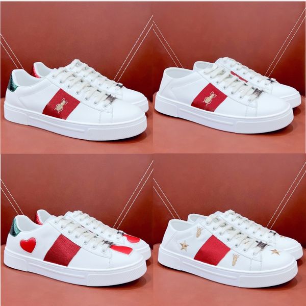 2023 luxury designers ace sneakers casual dress tennis shoes men women lace up classic white leather pattern bottom cat tiger print sports l
2023 luxury designers ace sneakers casual dress tennis shoes men women lace up classic white leather pattern bottom cat tiger print sports l