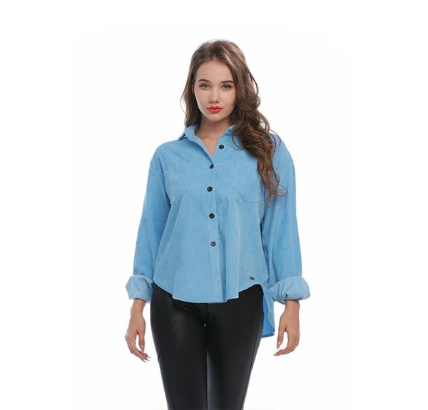 autumn summer turn-down women's shirt collar long flare sleeve corduroy blue elegant women drs womens clothing4005308, White
autumn summer turn-down women's shirt collar long flare sleeve corduroy blue elegant women drs womens clothing4005308, White