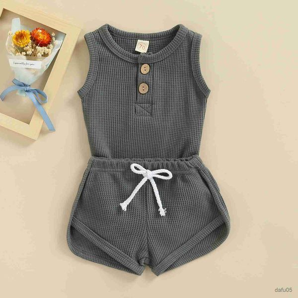 clothing sets infant baby boy clothing set newborn infant round neck sleeveless solid color romper elastic waist shorts r230815, White
clothing sets infant baby boy clothing set newborn infant round neck sleeveless solid color romper elastic waist shorts r230815, White