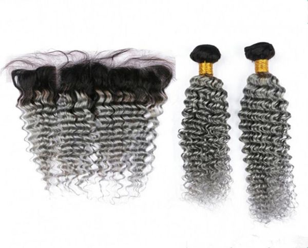 deep curly wave 1bgrey ombre 13x4 lace frontal closure with 2bundles 3pcs lot ombre silver grey peruvian virgin hair wefts with f98156349, Black;brown
deep curly wave 1bgrey ombre 13x4 lace frontal closure with 2bundles 3pcs lot ombre silver grey peruvian virgin hair wefts with f98156349, Black;brown