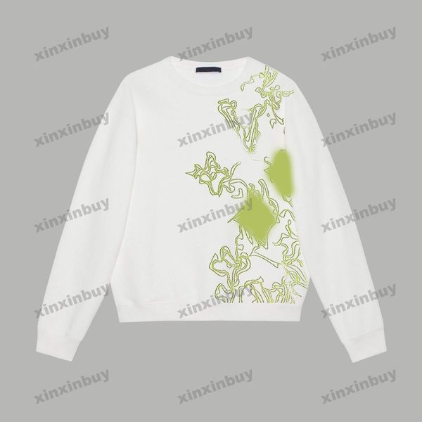 xinxinbuy men women designer sweatshirt flower line print sweater gray blue black white m-2xl, Black;brown
xinxinbuy men women designer sweatshirt flower line print sweater gray blue black white m-2xl, Black;brown