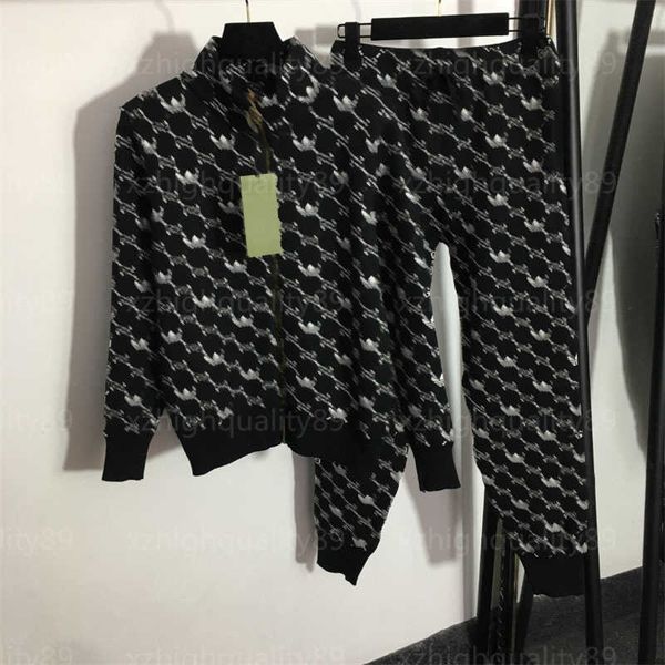 tracksuit women pants joggers designer two piece set alphabet print standing collar long sleeve knit jacket casual trousers designers clothi, Gray
tracksuit women pants joggers designer two piece set alphabet print standing collar long sleeve knit jacket casual trousers designers clothi, Gray