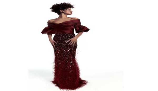 elegant burgundy off the shoulder gown with feather embroidery evening dresses custom made floor length zipper back mermaid prom d8238921, Black;red
elegant burgundy off the shoulder gown with feather embroidery evening dresses custom made floor length zipper back mermaid prom d8238921, Black;red