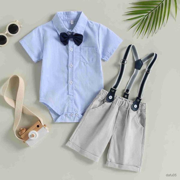 clothing sets 0-18m infant baby boys gentleman clothes sets bowtie short sleeve button romper and straps shorts 2pcs suit r230815, White
clothing sets 0-18m infant baby boys gentleman clothes sets bowtie short sleeve button romper and straps shorts 2pcs suit r230815, White