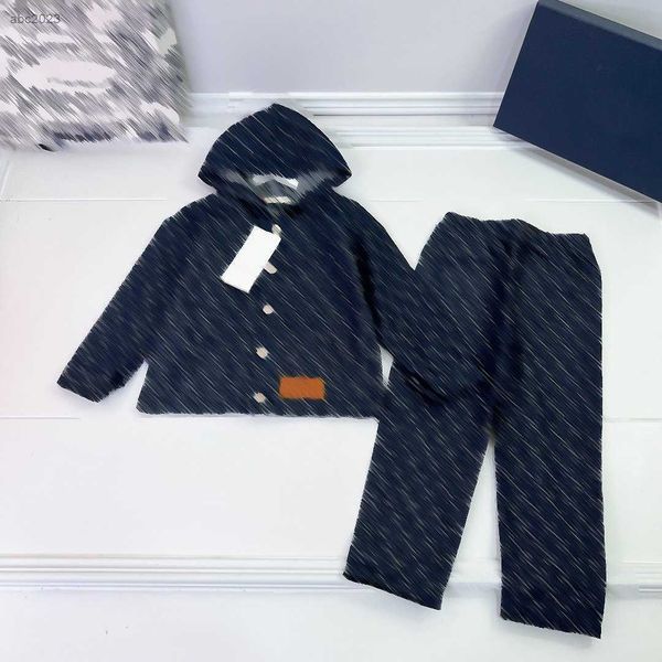 new kids designer clothes autumn child denim suits size 110-160 cm 2pcs letter grid printed hooded jacket and jeans aug02, White
new kids designer clothes autumn child denim suits size 110-160 cm 2pcs letter grid printed hooded jacket and jeans aug02, White