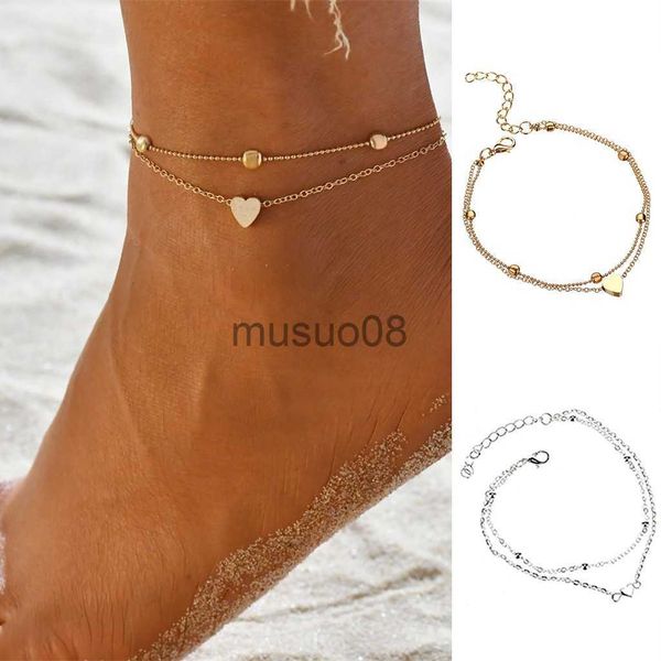 anklets bohemia gold color chain anklets for women jewelry 2022 trend summer bead brelet on leg foot boho heart fashion charm j230815, Red;blue
anklets bohemia gold color chain anklets for women jewelry 2022 trend summer bead brelet on leg foot boho heart fashion charm j230815, Red;blue