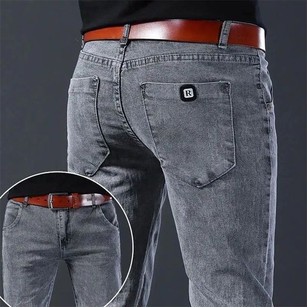 men s jeans designer clothes men autumn korean fashion elastic stretch tight fit versatile youth slim male skinny pants trousers 230814, Blue 
men s jeans designer clothes men autumn korean fashion elastic stretch tight fit versatile youth slim male skinny pants trousers 230814, Blue