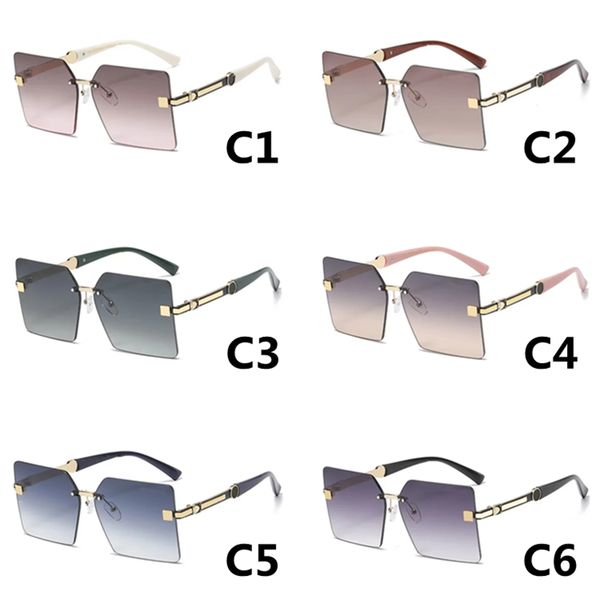 rimless sunglasses fashion women men gradient lenses shades square sun glasses summer traveling oculos, White;black
rimless sunglasses fashion women men gradient lenses shades square sun glasses summer traveling oculos, White;black