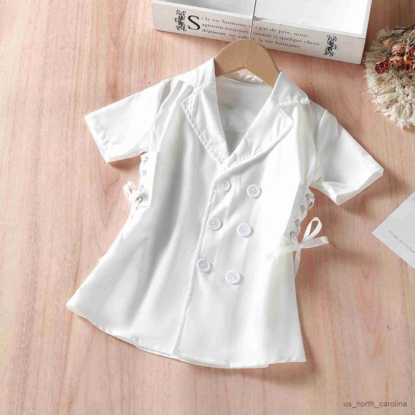 girl's dresses 2-7y fashion baby girls clothes solid color short sleeve suit jacket dress summer lapel double breasted dress r230815, Red;yellow
girl's dresses 2-7y fashion baby girls clothes solid color short sleeve suit jacket dress summer lapel double breasted dress r230815, Red;yellow