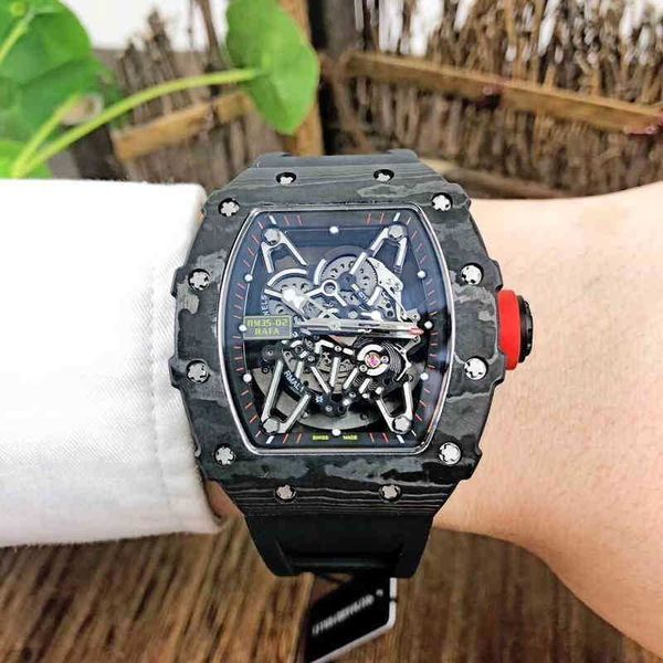 watches wristwatch luxury richa milles designer rm3502 chao carbon fiber men's black technology fully automatic mechanical watch hollow
watches wristwatch luxury richa milles designer rm3502 chao carbon fiber men's black technology fully automatic mechanical watch hollow