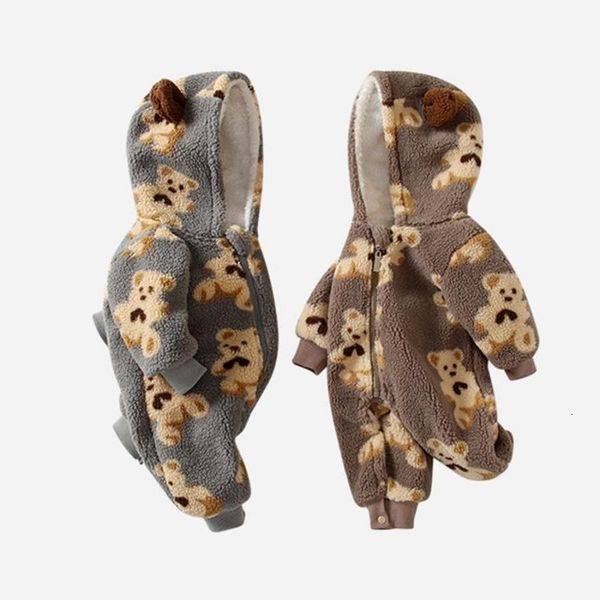 rompers autumn winter born baby little bear rompere girls hooded bodysuit boys long sleeve plush and thicken jumpsuit clothes 230814, Blue
rompers autumn winter born baby little bear rompere girls hooded bodysuit boys long sleeve plush and thicken jumpsuit clothes 230814, Blue