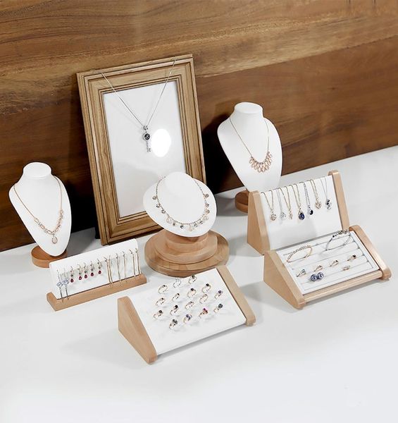 white leather jewelry display stand jewellery displays boutique counter exhibitor ring earring necklace bracelet dress table jewel1914543, Black
white leather jewelry display stand jewellery displays boutique counter exhibitor ring earring necklace bracelet dress table jewel1914543, Black