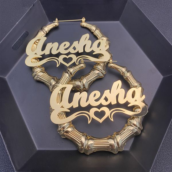 hoop huggie custom bamboo earrings personalized name earrings customized stainless steel bamboo hoop earrings for women girls 230814, Golden;silver
hoop huggie custom bamboo earrings personalized name earrings customized stainless steel bamboo hoop earrings for women girls 230814, Golden;silver