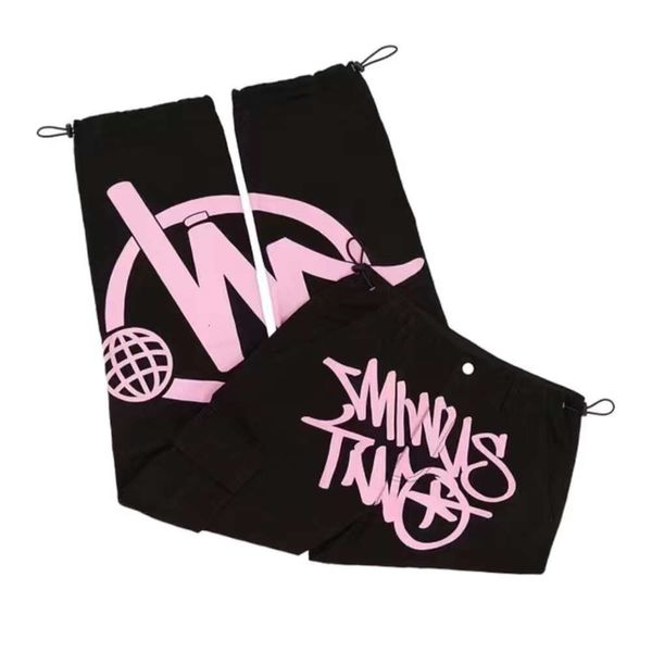 hip hop trendy american men's pants street summer casual straight leg pants printed elastic pants, Black
hip hop trendy american men's pants street summer casual straight leg pants printed elastic pants, Black
