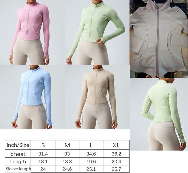 active sets yoga outfit sports jackets women sport shirts slim fit long sleeved fitness coat crop with thumb holes gym women
active sets yoga outfit sports jackets women sport shirts slim fit long sleeved fitness coat crop with thumb holes gym women