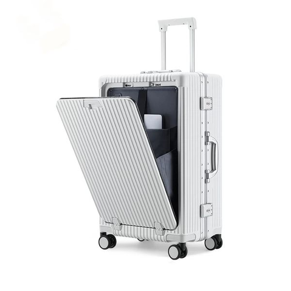 suitcases pc aluminum frame luggage 20 inch boarding box multifunctional front opening password suitcase rechargeable luggage wholesale
suitcases pc aluminum frame luggage 20 inch boarding box multifunctional front opening password suitcase rechargeable luggage wholesale