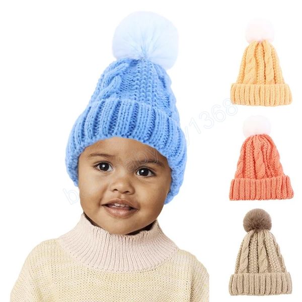 kids autumn winter knit beanie hat cute pompom contrast color stripes skull cap plush lined knitted hat soft warm, Yellow
kids autumn winter knit beanie hat cute pompom contrast color stripes skull cap plush lined knitted hat soft warm, Yellow