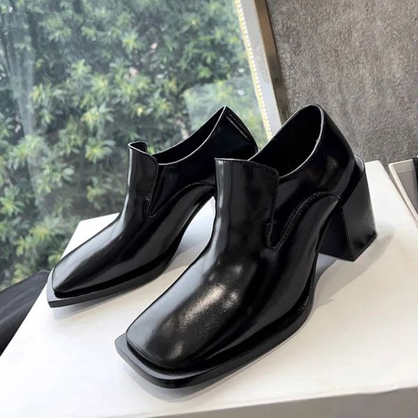 vintage women's pumps square toe block heel oxfords black leather retro shoes office ladies professional shoes
vintage women's pumps square toe block heel oxfords black leather retro shoes office ladies professional shoes