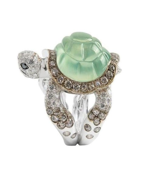 new men and women personality fashion animal ring green jewelry carving blackbrown zircon turtle ring banquet gift jewelry3000029, Silver
new men and women personality fashion animal ring green jewelry carving blackbrown zircon turtle ring banquet gift jewelry3000029, Silver