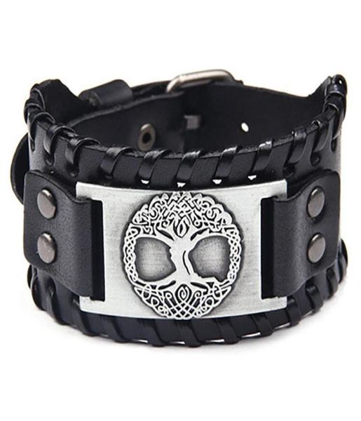 charm bracelets gothic design nordic viking odin tree of life bracelet for men hand woven wide leather adjustable punk jewelry8492616, Golden;silver
charm bracelets gothic design nordic viking odin tree of life bracelet for men hand woven wide leather adjustable punk jewelry8492616, Golden;silver