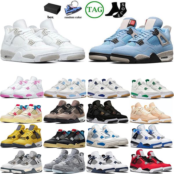 men 4s basketball shoes with box black cat pine green white oreo fire red cool grey thunder midnight navy jumpman 4 mens womens designer sne
men 4s basketball shoes with box black cat pine green white oreo fire red cool grey thunder midnight navy jumpman 4 mens womens designer sne