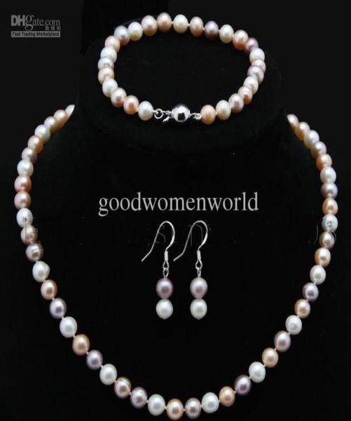 pearl jewelry set 78mm multicolor cultured akoya pearl necklace 1718inches bracelets 775inches earrings61907053345636, Black
pearl jewelry set 78mm multicolor cultured akoya pearl necklace 1718inches bracelets 775inches earrings61907053345636, Black