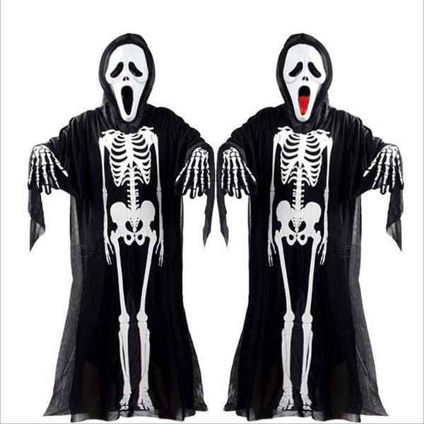 special occasions halloween adults kids ghost skull skeleton printed masquerade scary cosplay costumes for carnival party clothes stage wear, Blue
special occasions halloween adults kids ghost skull skeleton printed masquerade scary cosplay costumes for carnival party clothes stage wear, Blue