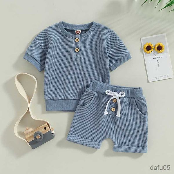 clothing sets 0-3years infant boys summer clothes outfits solid buttons crew neck short sleeve shorts 2pcs suit r230815, White
clothing sets 0-3years infant boys summer clothes outfits solid buttons crew neck short sleeve shorts 2pcs suit r230815, White