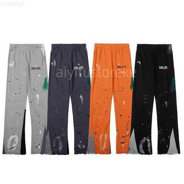 22ss autumn winter europe splash ink patchwork pants trousers bell-bottoms casual drawstring sweatpants men women jogger slim fit, Black
22ss autumn winter europe splash ink patchwork pants trousers bell-bottoms casual drawstring sweatpants men women jogger slim fit, Black