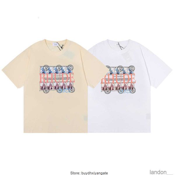 american fashion brand rhude t-shirts oil painting clock coconut tree printing double yarn pure cotton hip-hop men and women casual short-sl, White;black
american fashion brand rhude t-shirts oil painting clock coconut tree printing double yarn pure cotton hip-hop men and women casual short-sl, White;black