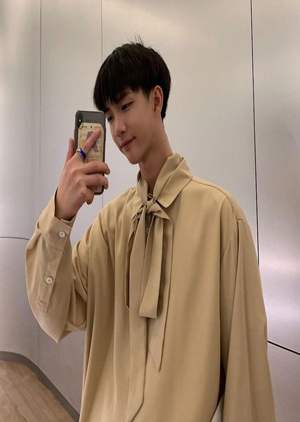 men039s tie detachable artistic style chiffon loose long sleeve hawaiian shirt camisa masculina french cuff mens fashion shirts2353600, White;black
men039s tie detachable artistic style chiffon loose long sleeve hawaiian shirt camisa masculina french cuff mens fashion shirts2353600, White;black