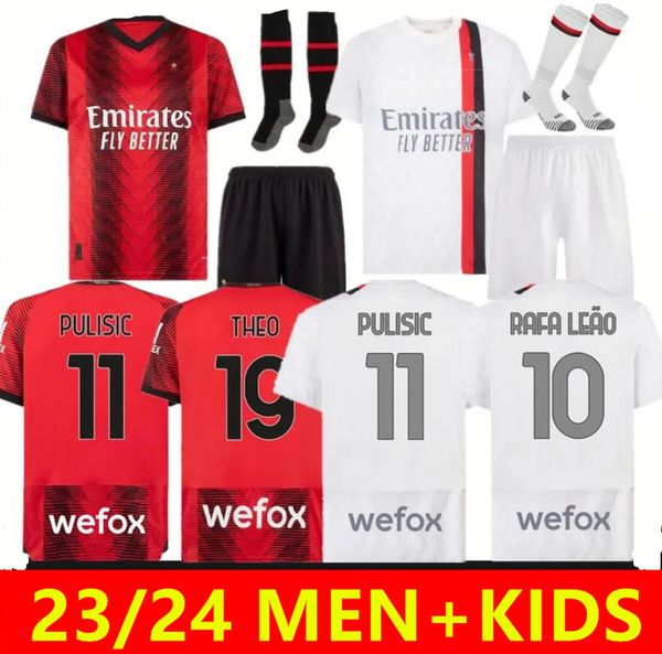 23 24 giroud pulisic soccer jerseys rebic theo bennacer kessie de ketelaere rafa leao football shirts kjaer 2023 2024 ac milans men kids kit, Black;yellow
23 24 giroud pulisic soccer jerseys rebic theo bennacer kessie de ketelaere rafa leao football shirts kjaer 2023 2024 ac milans men kids kit, Black;yellow