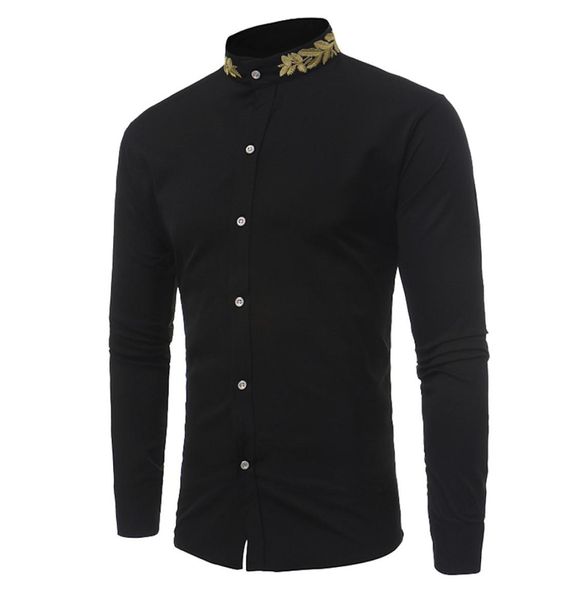 new spring autumn shirt men long sleeve stand collar shirt men slim fit button formal occasion shirts2150756, White;black
new spring autumn shirt men long sleeve stand collar shirt men slim fit button formal occasion shirts2150756, White;black