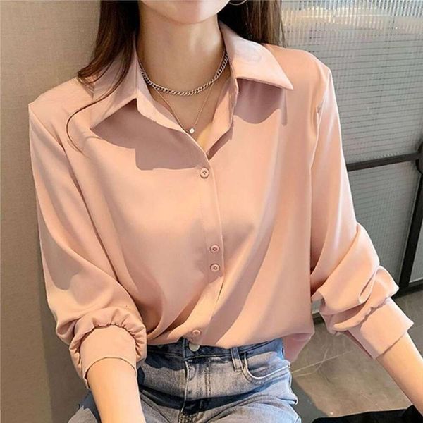 black chiffon blouse for women shirts spring and autumn style small large loose western all match professional, White
black chiffon blouse for women shirts spring and autumn style small large loose western all match professional, White