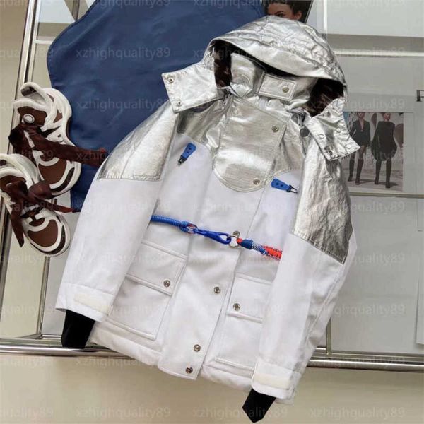 women jacket designer women down coat winter coats colorblocking hooded long sleeves large pockets braided belt buckle windbreaker designers, Black;brown
women jacket designer women down coat winter coats colorblocking hooded long sleeves large pockets braided belt buckle windbreaker designers, Black;brown