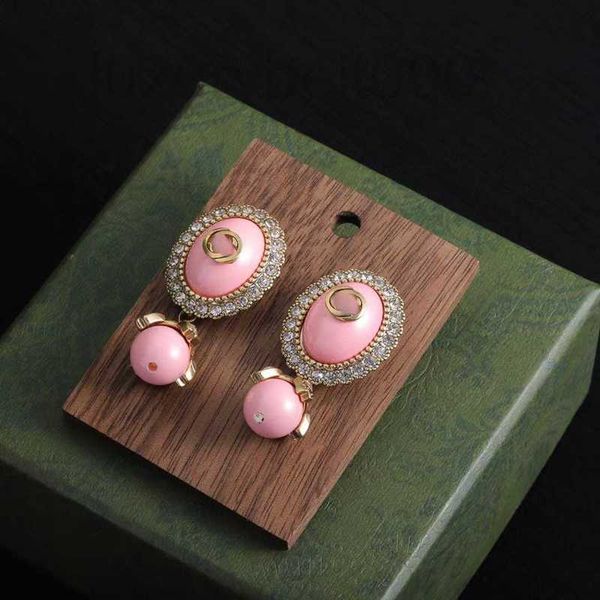 charm designer new summer royal sister style pink precision craft inlaid with rhinestone brass material fashion earrings for women vz6d, Golden
charm designer new summer royal sister style pink precision craft inlaid with rhinestone brass material fashion earrings for women vz6d, Golden