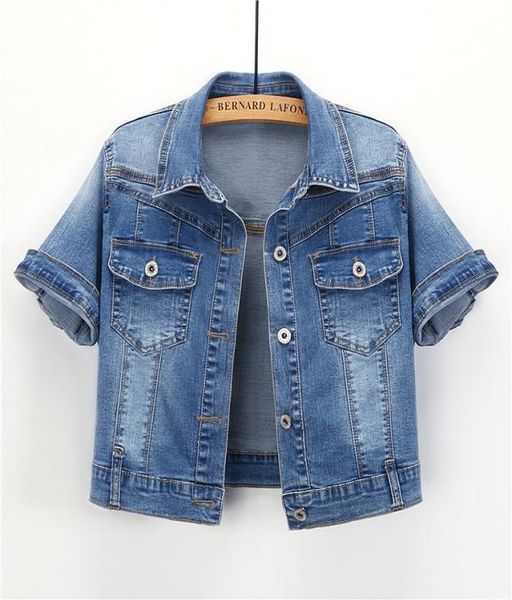 denim jacket women short sleeve jean jacket woman elastic comfortable denim coat chaqueta vaquera mujer veste jeans femme 2203103738264, Black;brown
denim jacket women short sleeve jean jacket woman elastic comfortable denim coat chaqueta vaquera mujer veste jeans femme 2203103738264, Black;brown