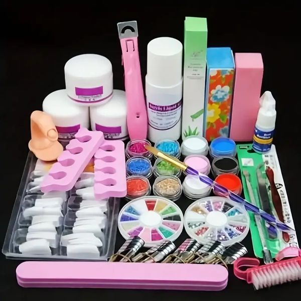 nail kit set professional acrylic with everything, 12 glitter acrylic powder kit nail art tips nail art decoration, nail art tool nail suppl
nail kit set professional acrylic with everything, 12 glitter acrylic powder kit nail art tips nail art decoration, nail art tool nail suppl