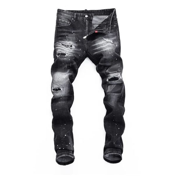 classic printed embroidery designer mens jeans motorcycle hole luxury denim men's fashion street wear men designer pants 09, Blue
classic printed embroidery designer mens jeans motorcycle hole luxury denim men's fashion street wear men designer pants 09, Blue